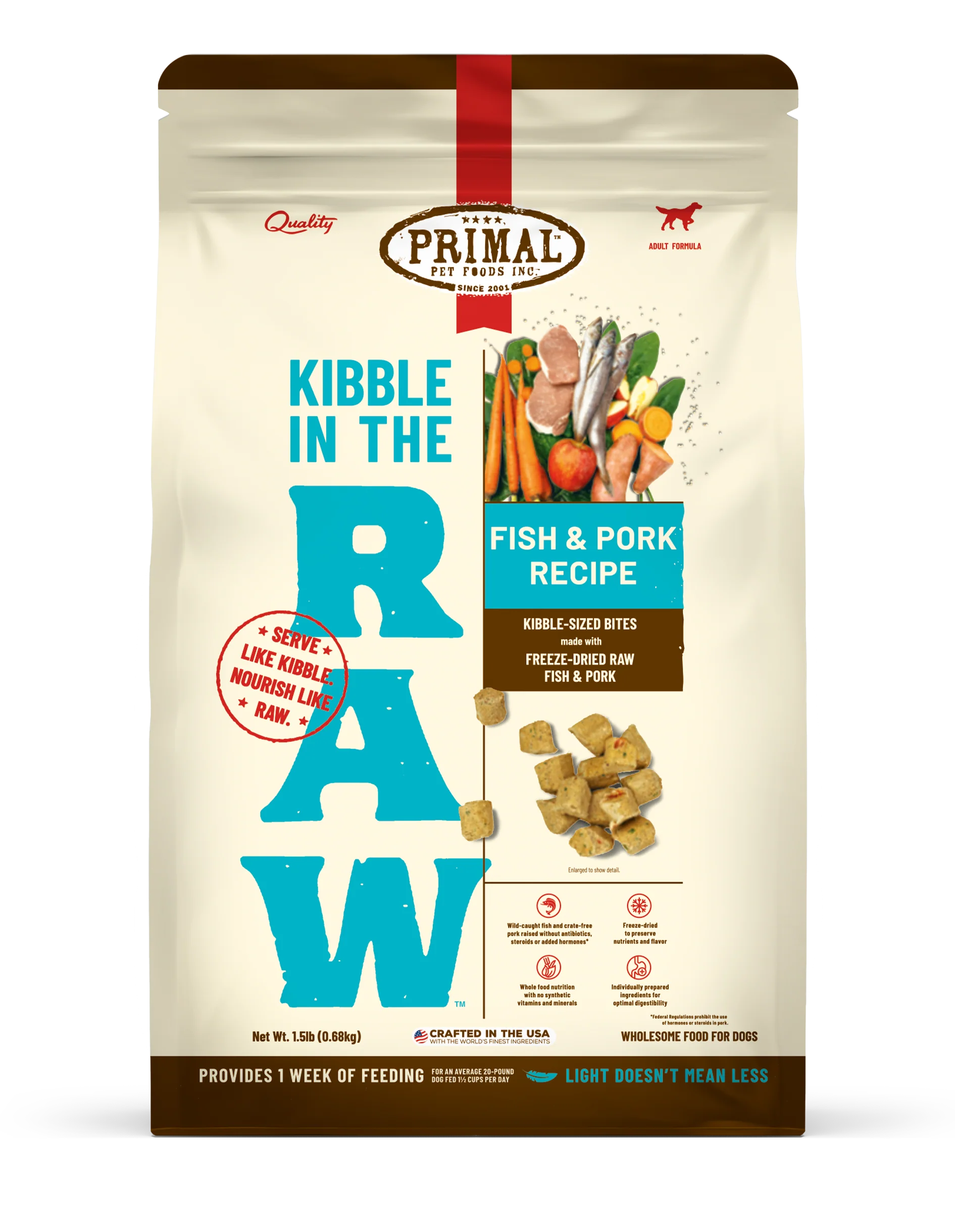 PRIMAL'S KIBBLE IN THE RAW