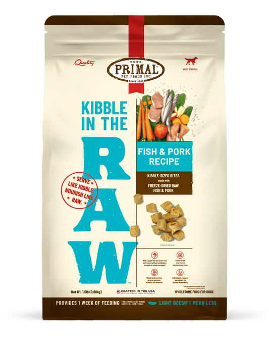 PRIMAL'S KIBBLE IN THE RAW
