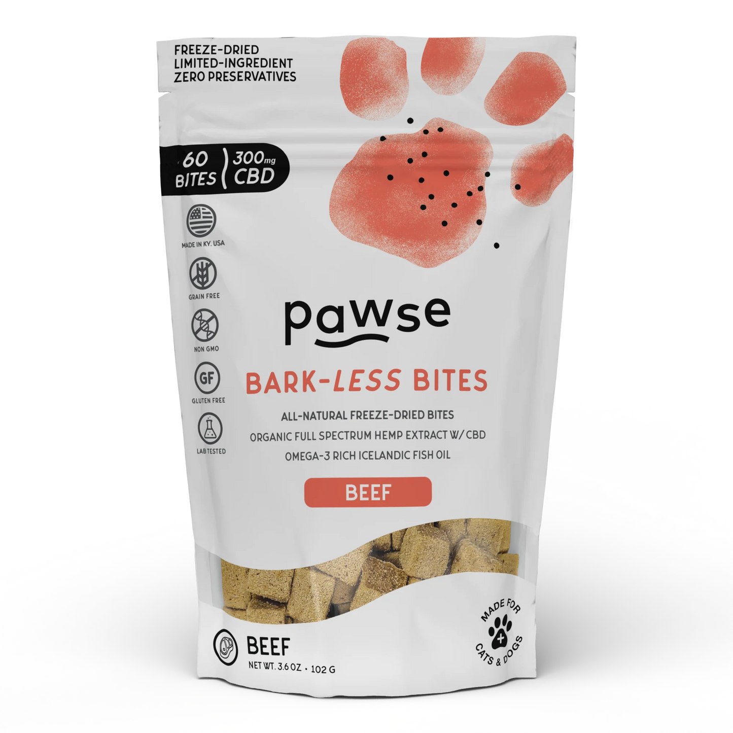 PAWSE BARK LESS BITES