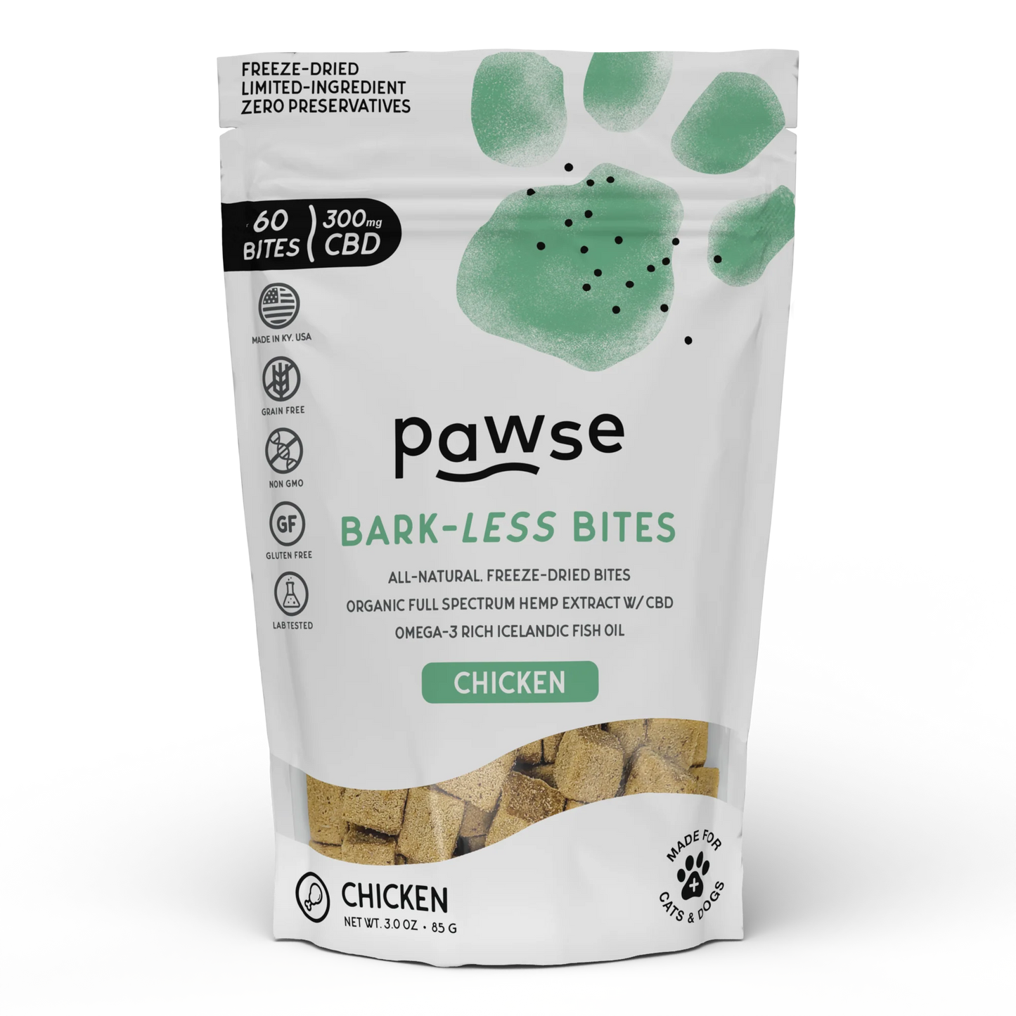 PAWSE BARK LESS BITES