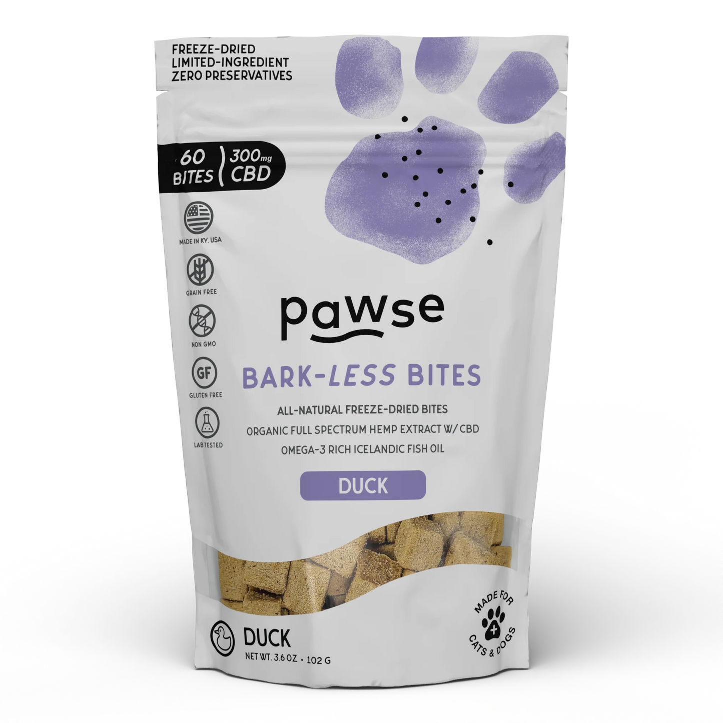PAWSE BARK LESS BITES