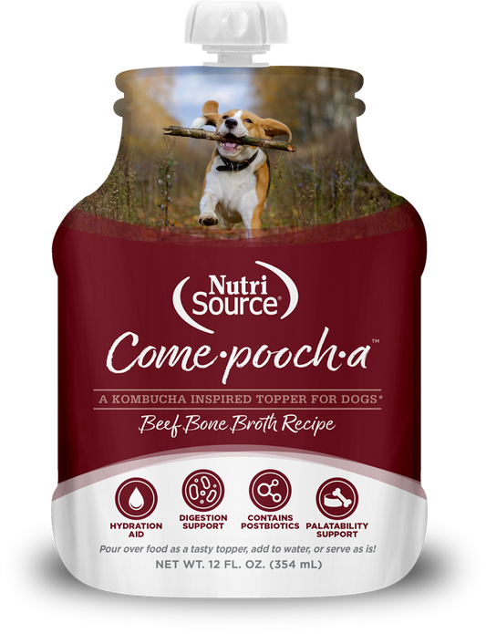 NUTRISOURCE COME-A-POOCH-BROTH-TOPPER 12OZ