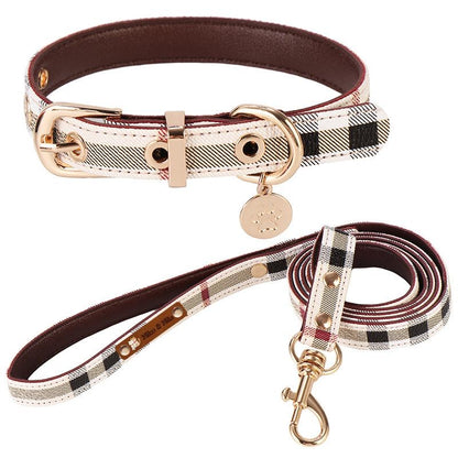 M&M Leash Collar Harness Set