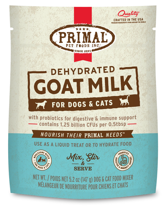PRIMAL DEHYDRATED GOAT'S MILK 5.2 OZ