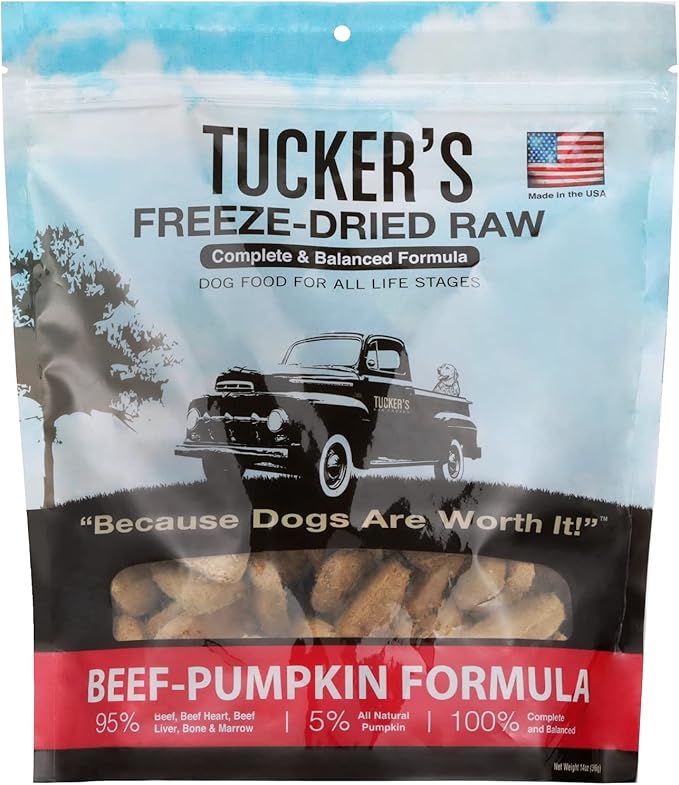 TUCKERS FREEZE DRIED DOG FOOD