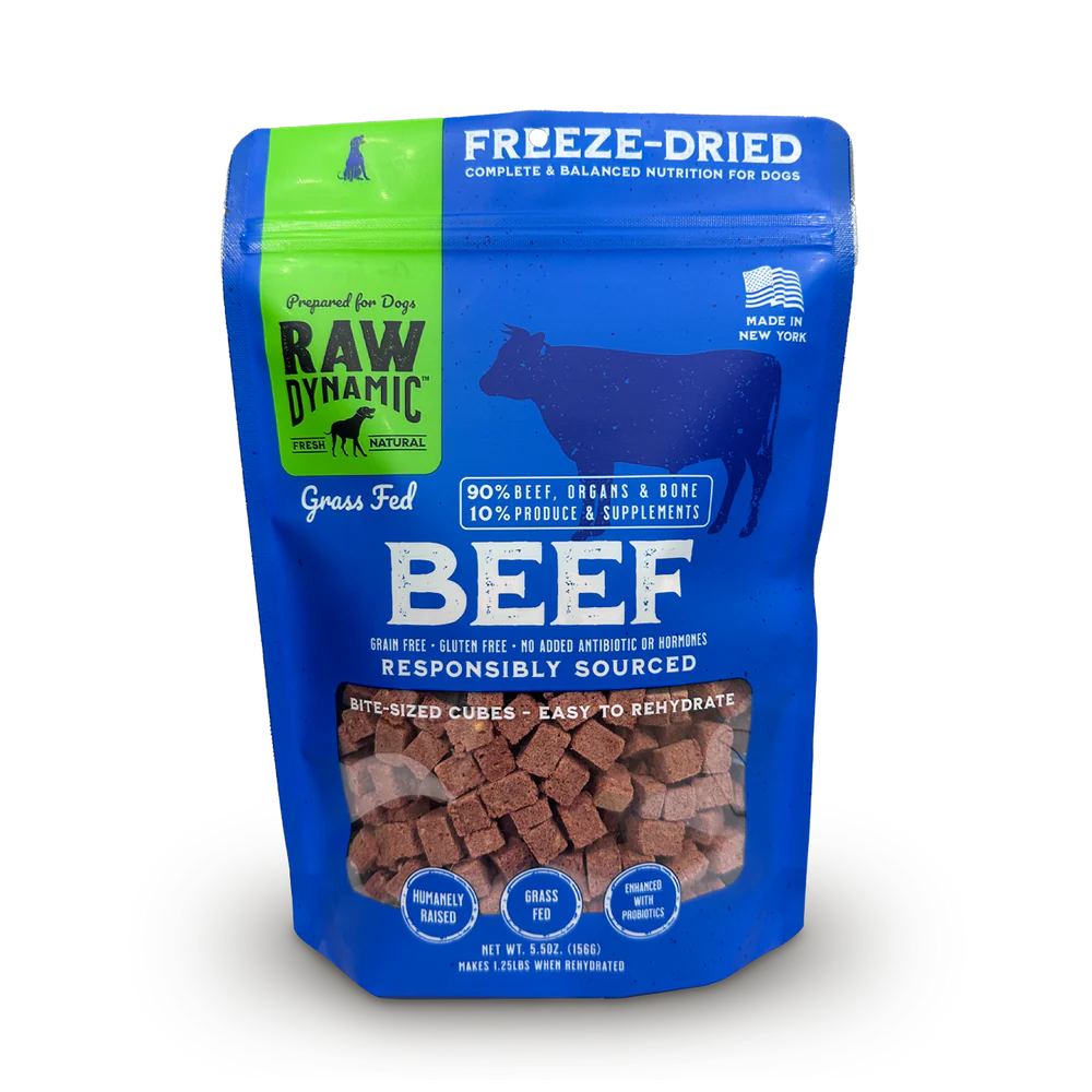 RAW DYNAMICS FREEZE DRIED DOG FOOD