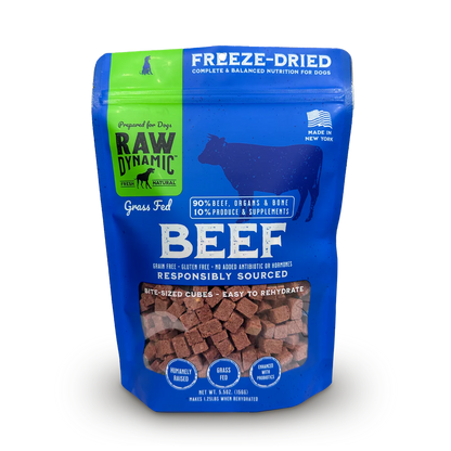 RAW DYNAMICS FREEZE DRIED DOG FOOD