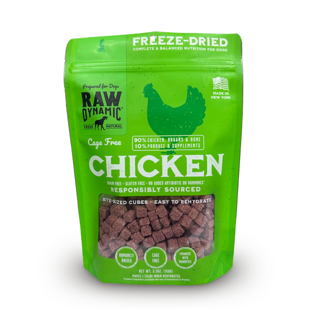 RAW DYNAMICS FREEZE DRIED DOG FOOD