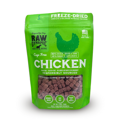 RAW DYNAMICS FREEZE DRIED DOG FOOD