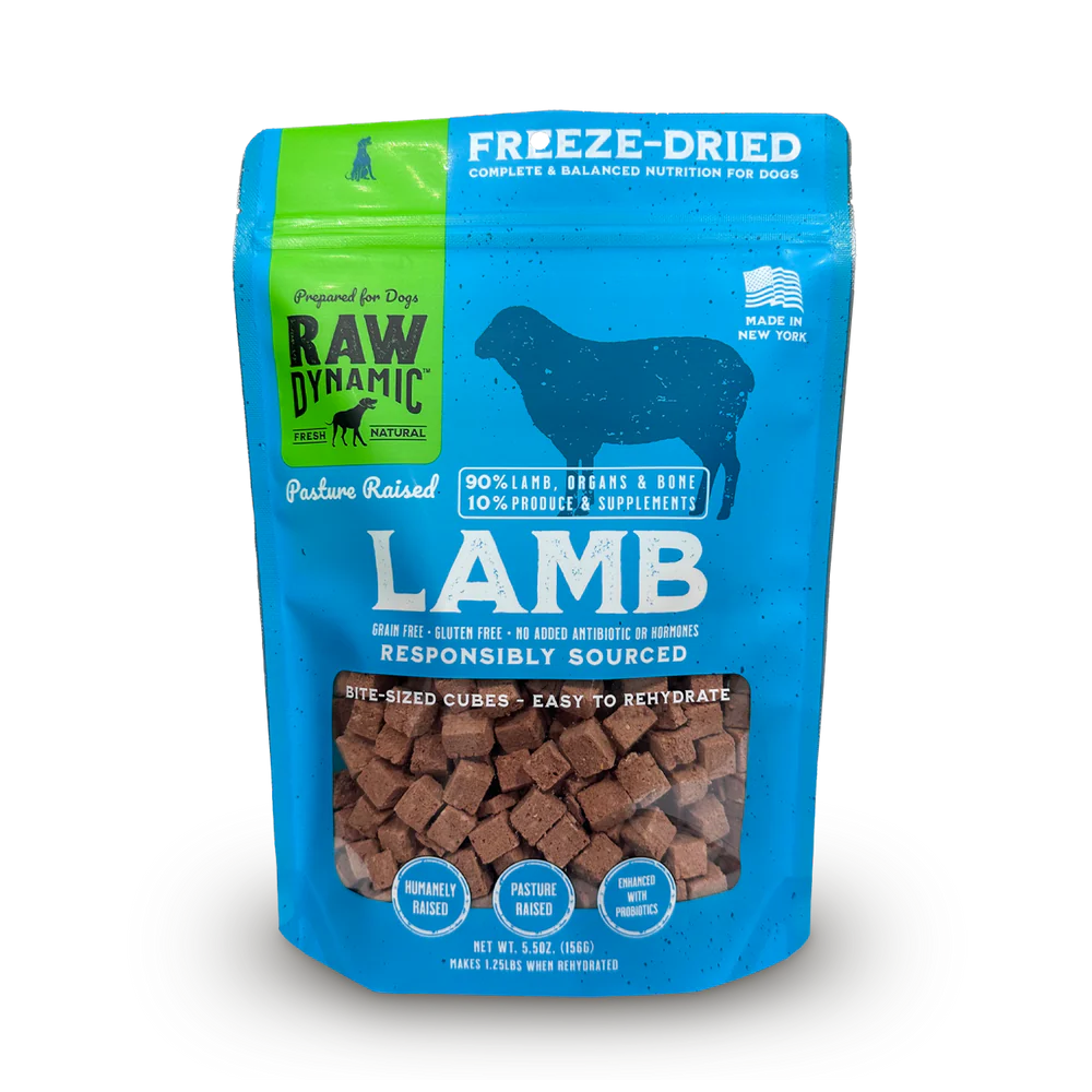 RAW DYNAMICS FREEZE DRIED DOG FOOD