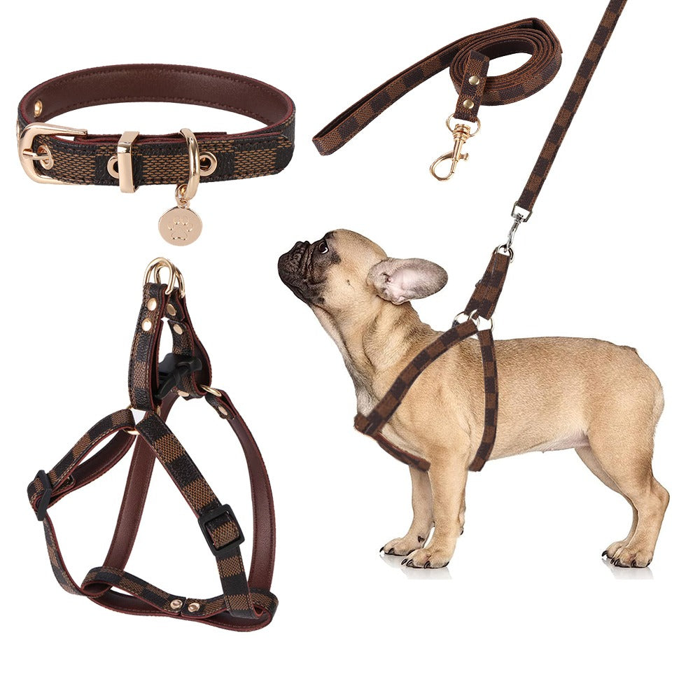 M&M Leash Collar Harness Set