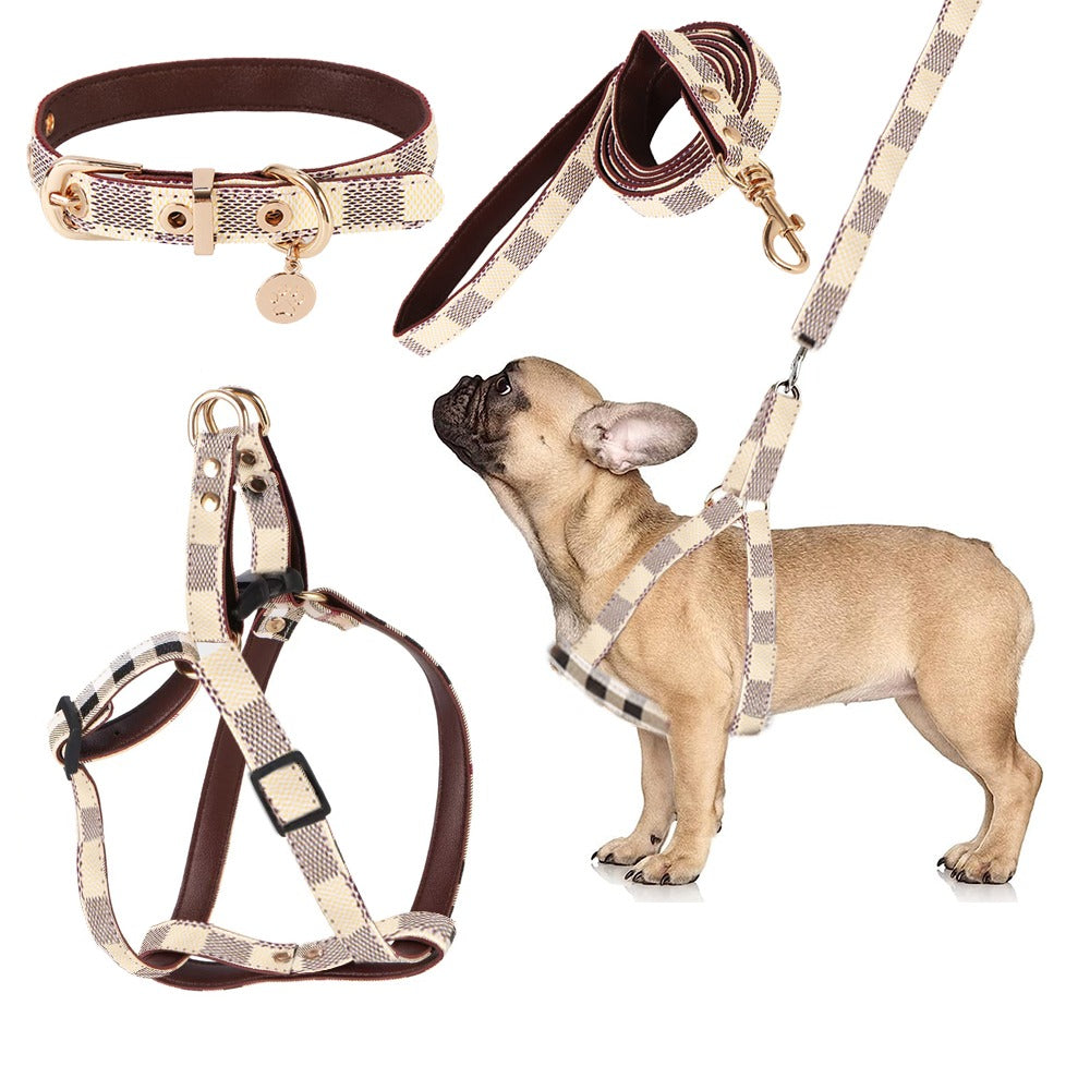 M&M Leash Collar Harness Set