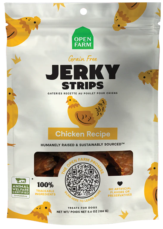 OPEN FARM JERKY STRIPS