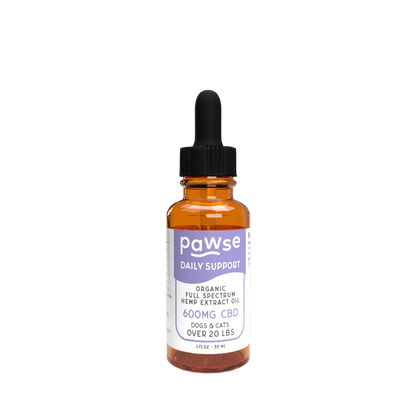 PAWSE DAILY SUPPORT CBD OILS