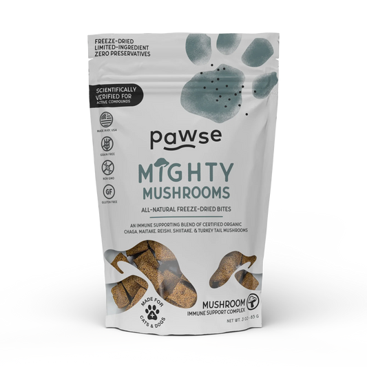 PAWSE MIGHTY MUSHROOMS