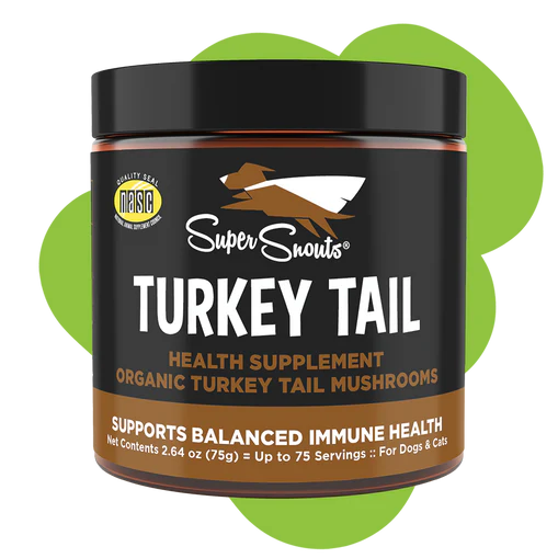 SUPER SNOUTS TURKEY TAIL MUSHROOM