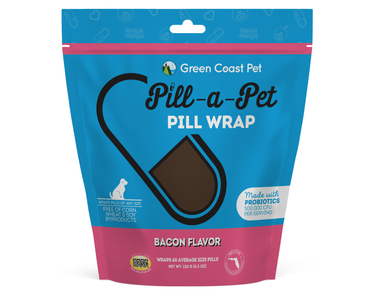 GREEN COAST PILL-A-PET WRAPS