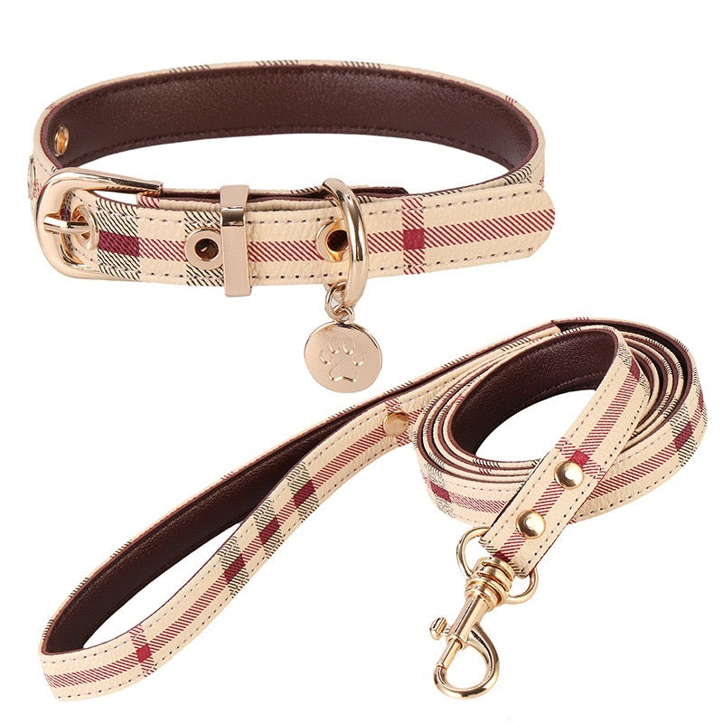 M&M Leash Collar Harness Set