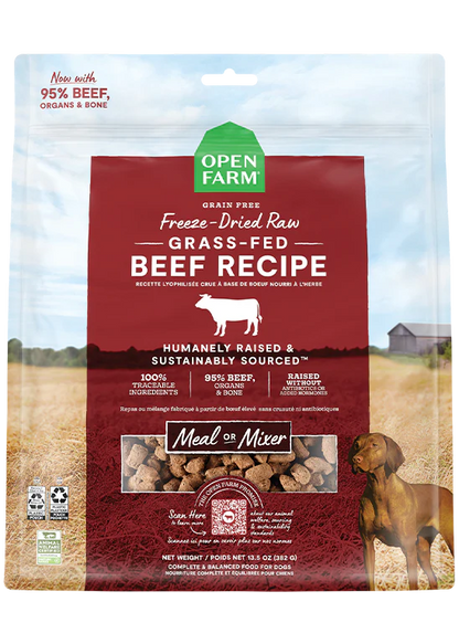 OPEN FARM FREEZE DRIED RAW RECIPES