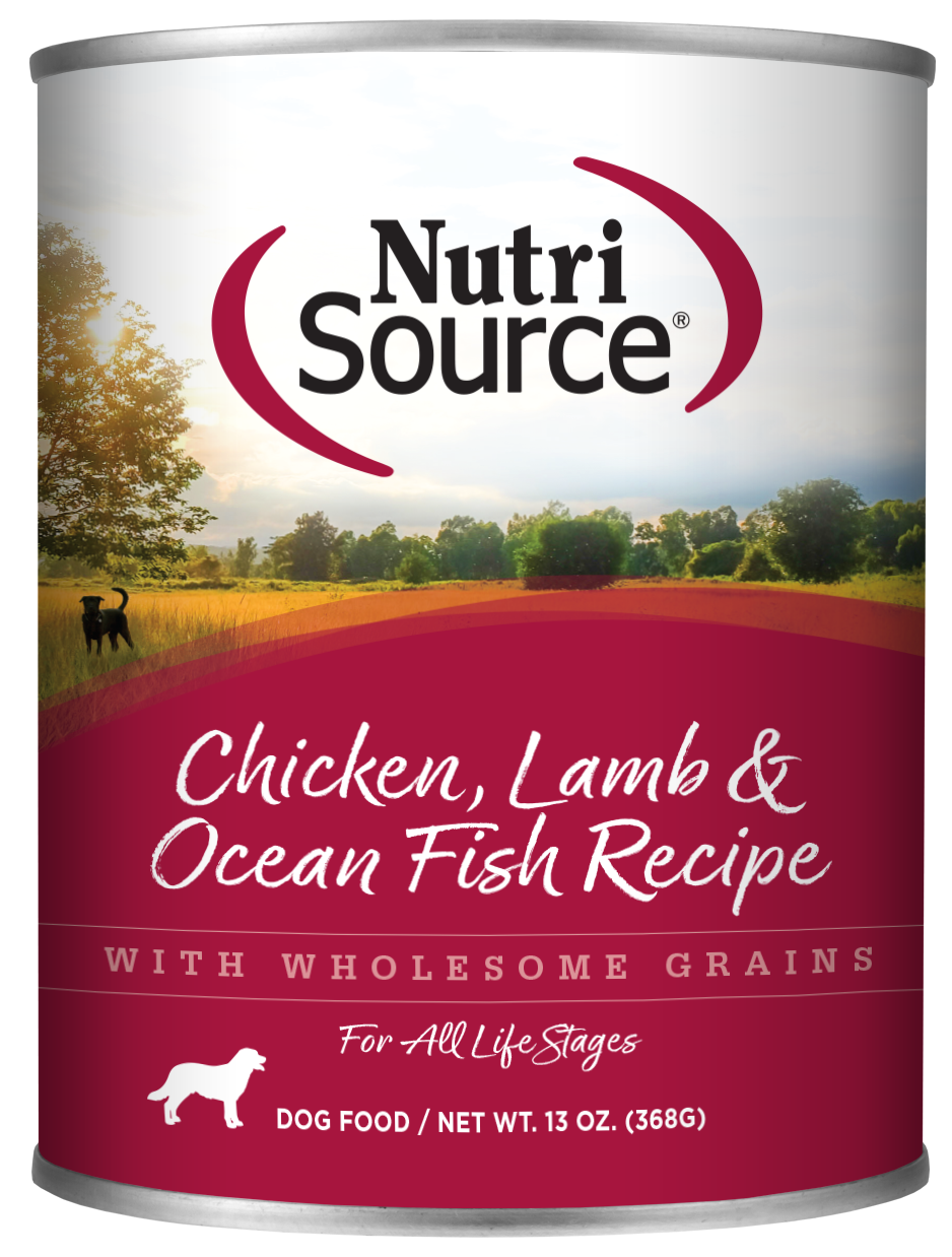 NUTRISOURCE DOG FOOD CAN