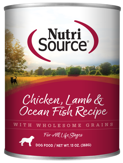 NUTRISOURCE DOG FOOD CAN