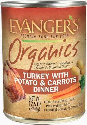 EVANGER'S ORGANICS FOR DOGS CANS