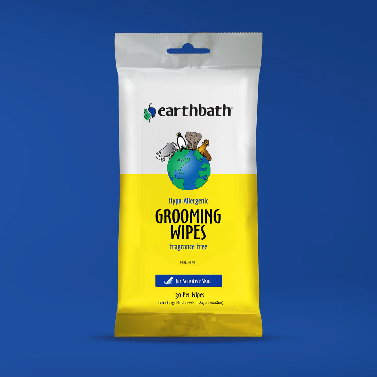 EARTH BATH GROOMING WIPES 100 CT