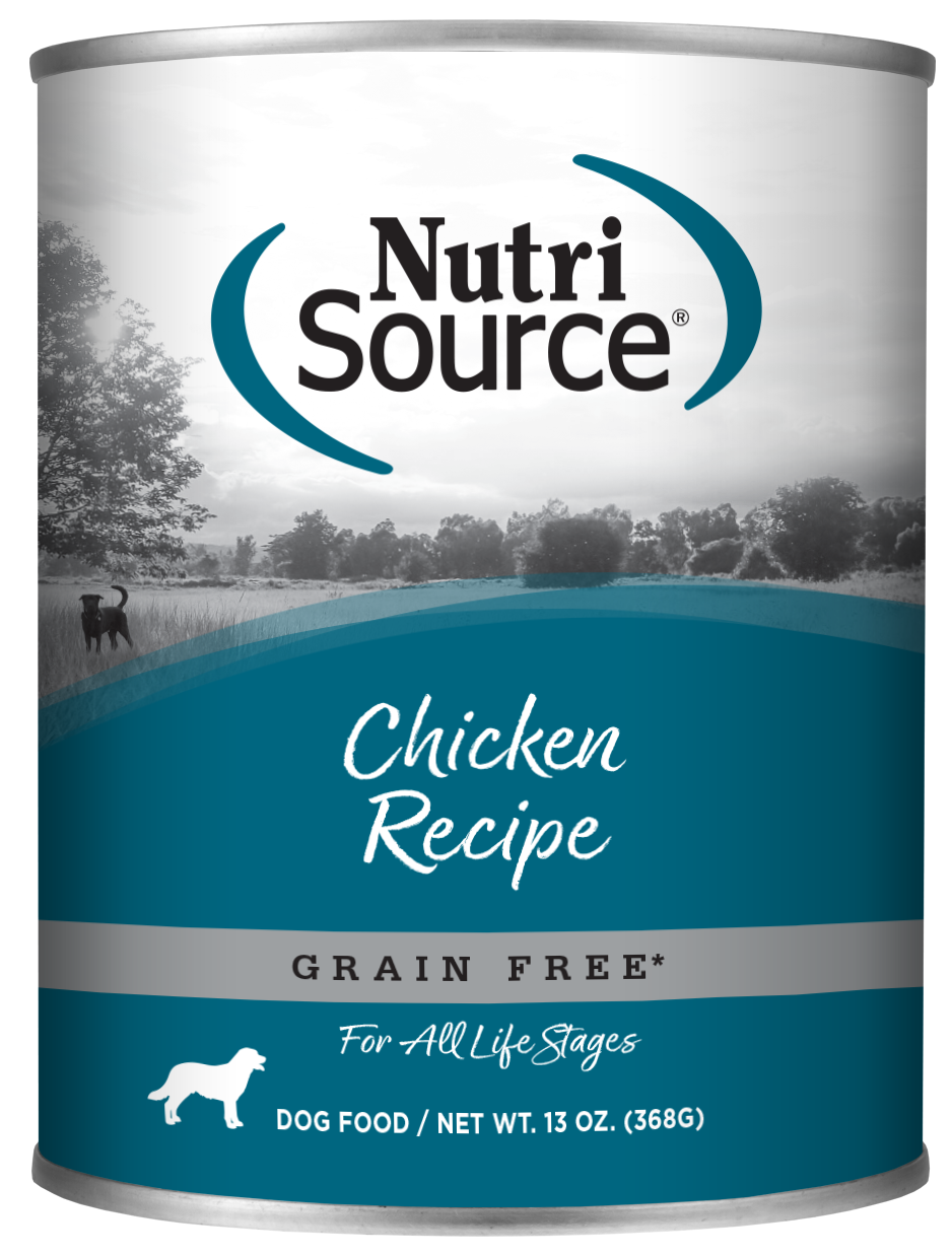 NUTRISOURCE DOG FOOD CAN