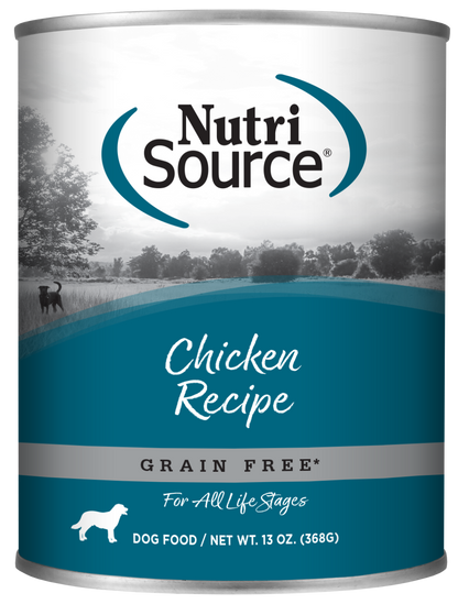 NUTRISOURCE DOG FOOD CAN