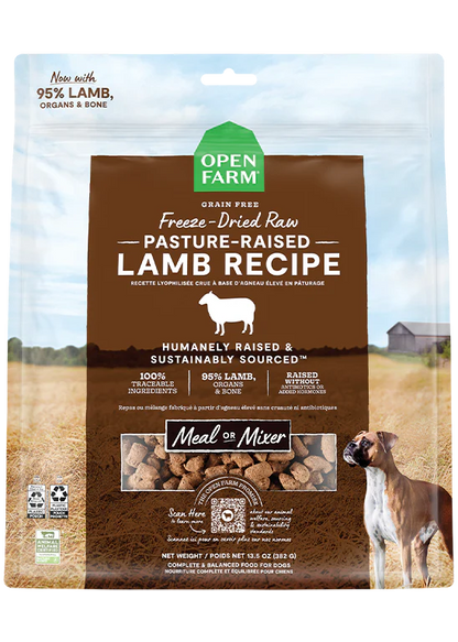 OPEN FARM FREEZE DRIED RAW RECIPES