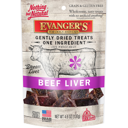 EVANGER'S NOTHING BUT NATURAL FREEZE DRIED DOG & CAT TREATS