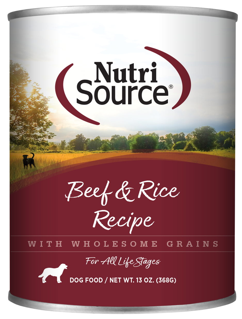 NUTRISOURCE DOG FOOD CAN