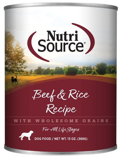 NUTRISOURCE DOG FOOD CAN