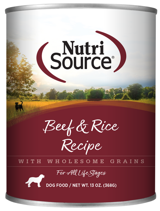 NUTRISOURCE DOG FOOD CAN