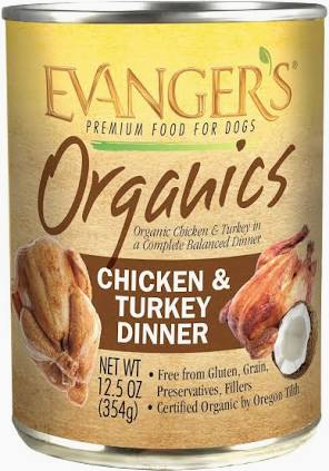 EVANGER'S ORGANICS FOR DOGS CANS