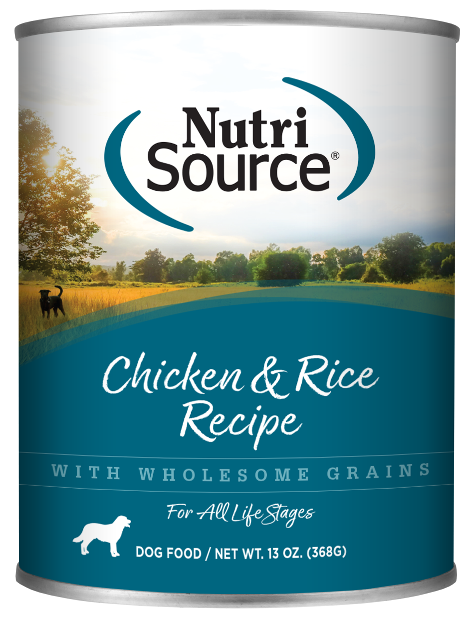 NUTRISOURCE DOG FOOD CAN