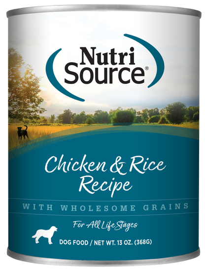 NUTRISOURCE DOG FOOD CAN