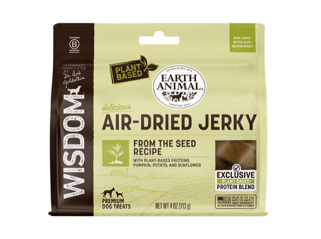 EARTH ANIMAL DOG WISDOM AIR / DRIED JERKY 4OZ