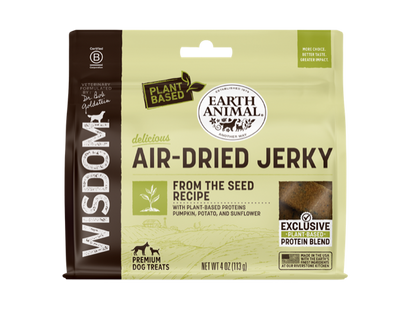 EARTH ANIMAL DOG WISDOM AIR / DRIED JERKY 4OZ